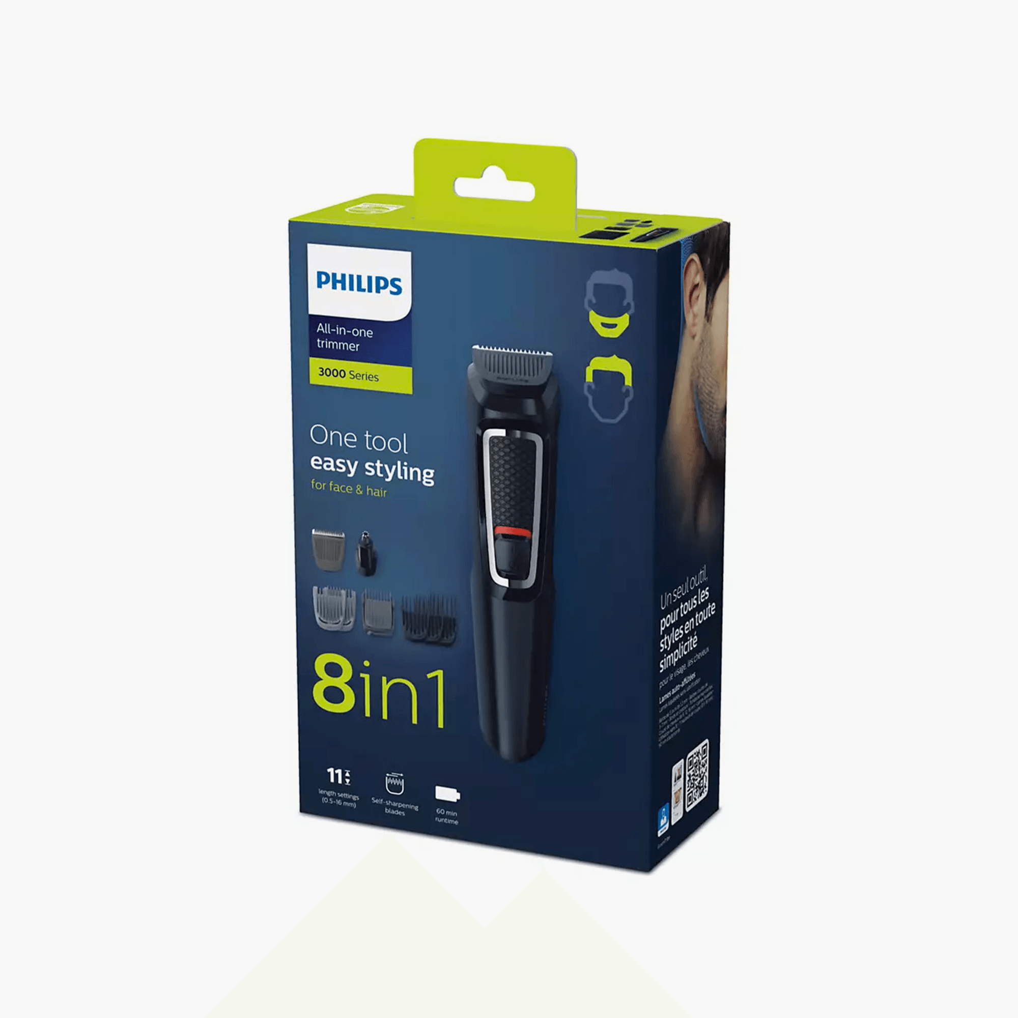 Philips 8 in 1 Grooming Set 3000 Series MG3730 15 1 Piece - TheSkinFit