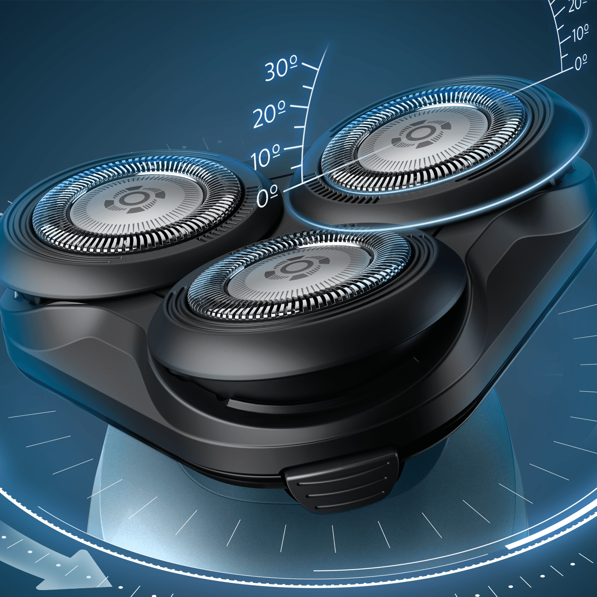 Philips Electric Shaver 5000 Series Wet and Dry S5444 03 1 Piece - TheSkinFit