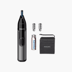 Philips Nose Ear and Eyebrow Trimmer 3000 Series NT3650 16 1 Piece - TheSkinFit