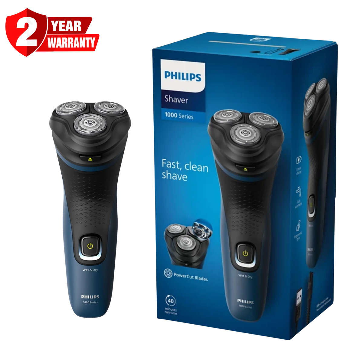 Philips 1000 Series Wet & Dry Electric Shaver S1151/00