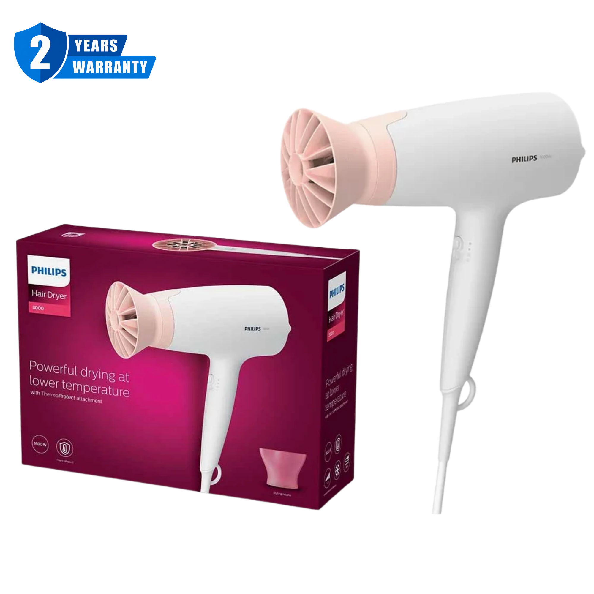 Philips 3000 Series Hair Dryer ThermoProtect 1600W BHD300 10