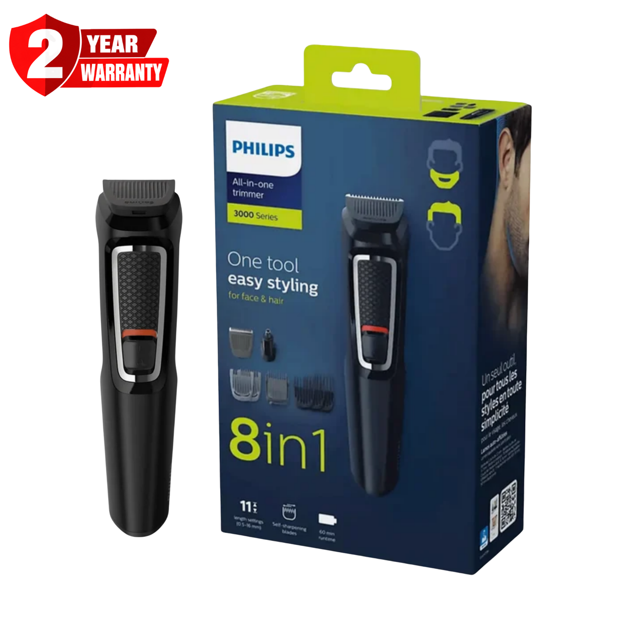 Philips 8 in 1 Grooming Set 3000 Series MG3730 15