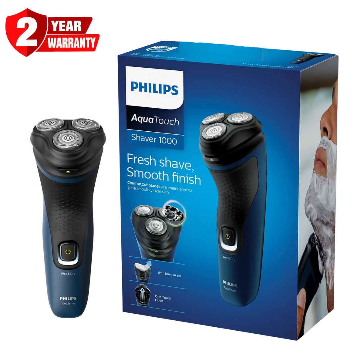 Philips Aqua Touch Wet & Dry Electric Shaver S1121/15