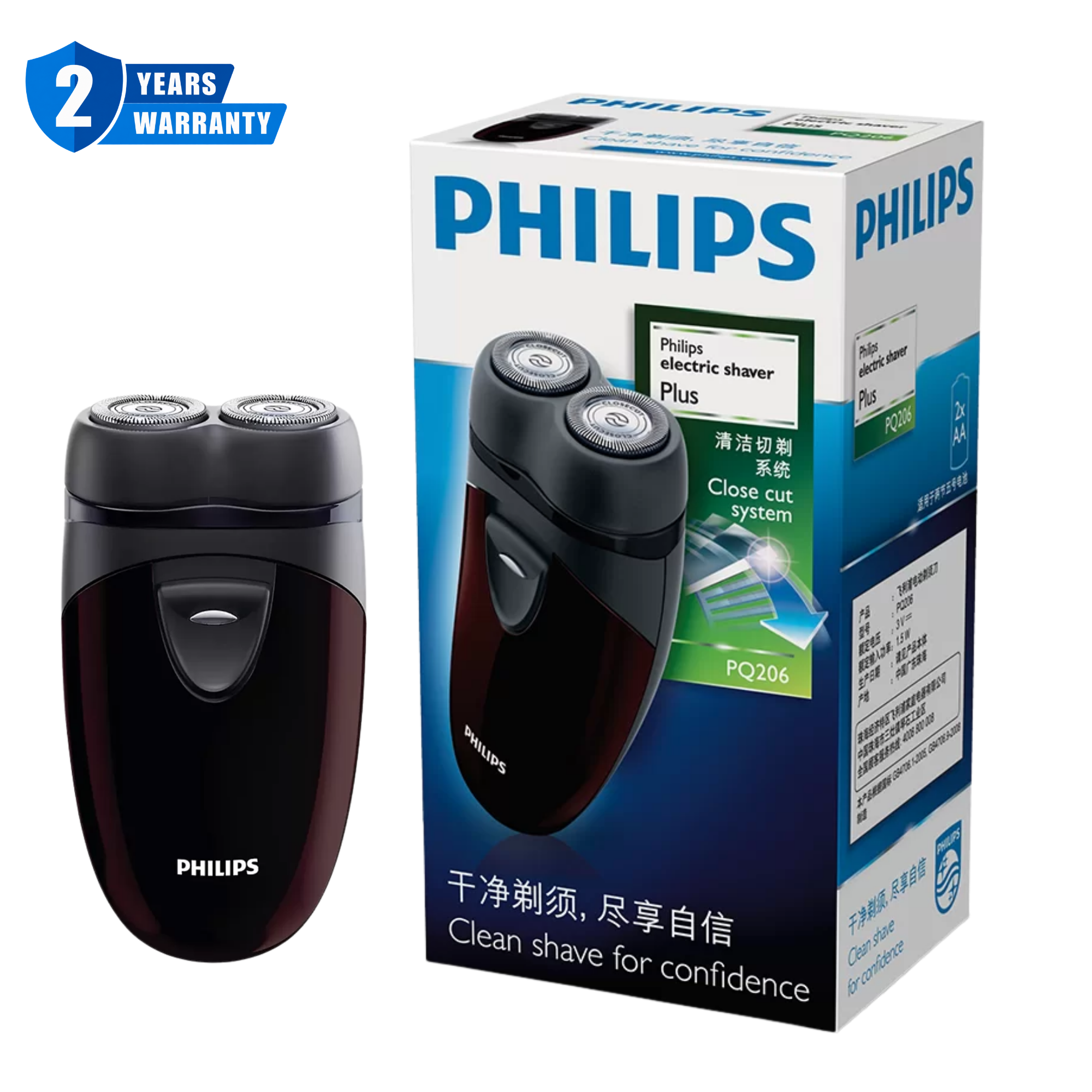 Philips Battery Shaver Close Cut PQ206 18