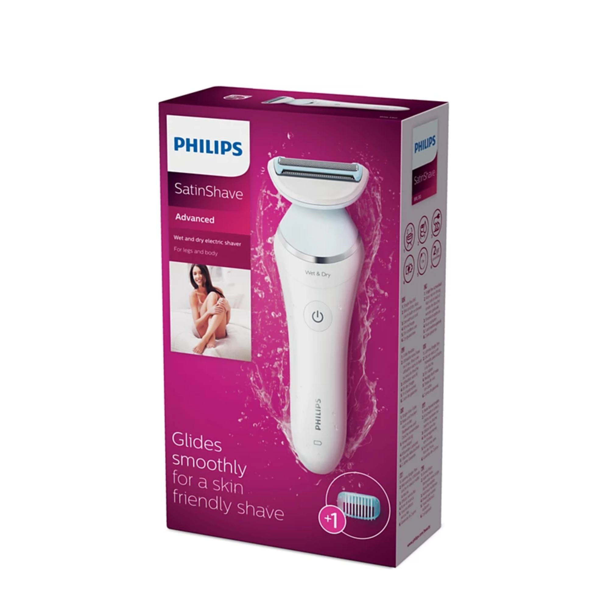 Philips Electric Lady Shaver SatinShave Advanced Wet and Dry BRL130 00