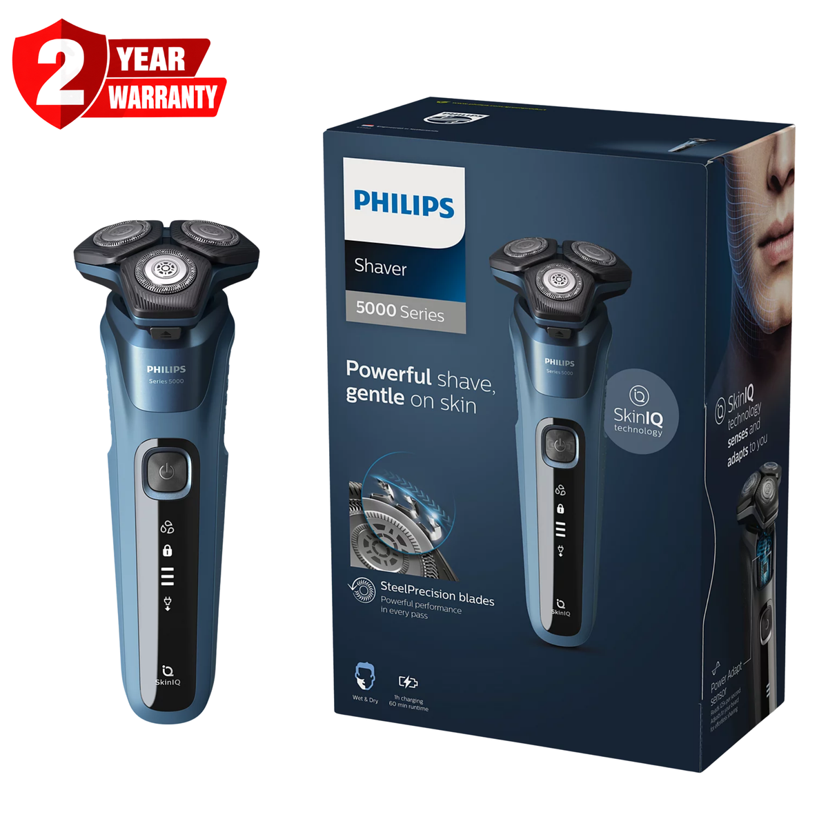 Philips Electric Shaver 5000 Series Wet and Dry S5582 20