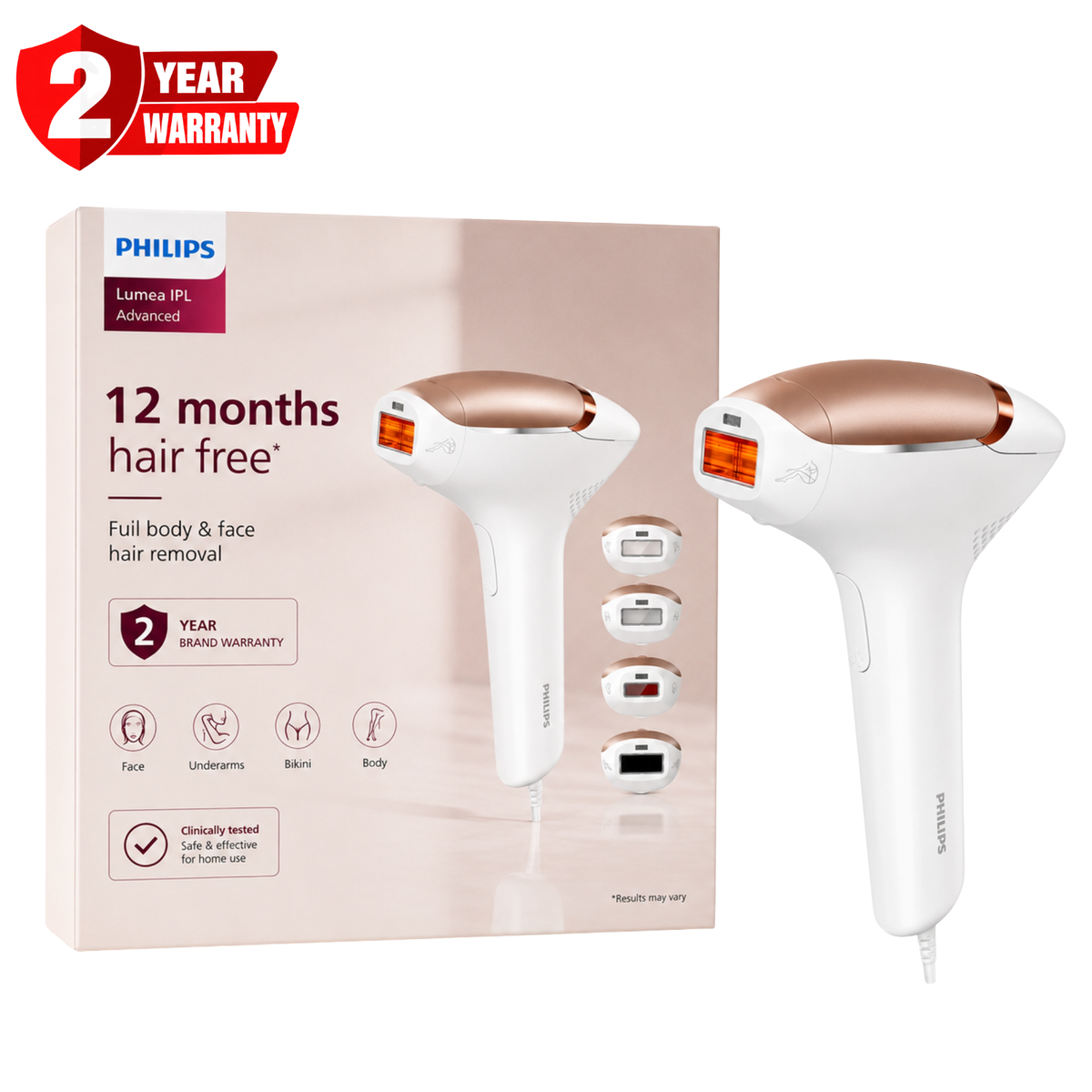 Philips Lumea Series 9000 IPL Hair Removal Device With SenseIQ 2.0 BRI984/03