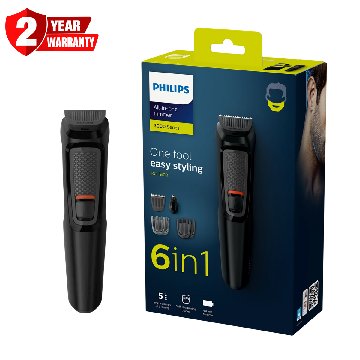 Philips Multi Purpose 6 in 1 Grooming Set 3000 Series MG3710 15