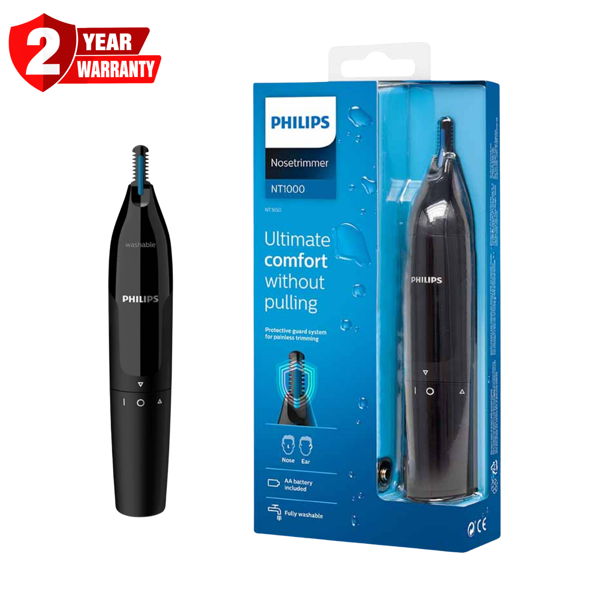 Philips Nose Ear and Eyebrow Trimmer 3000 Series  NT1650 16