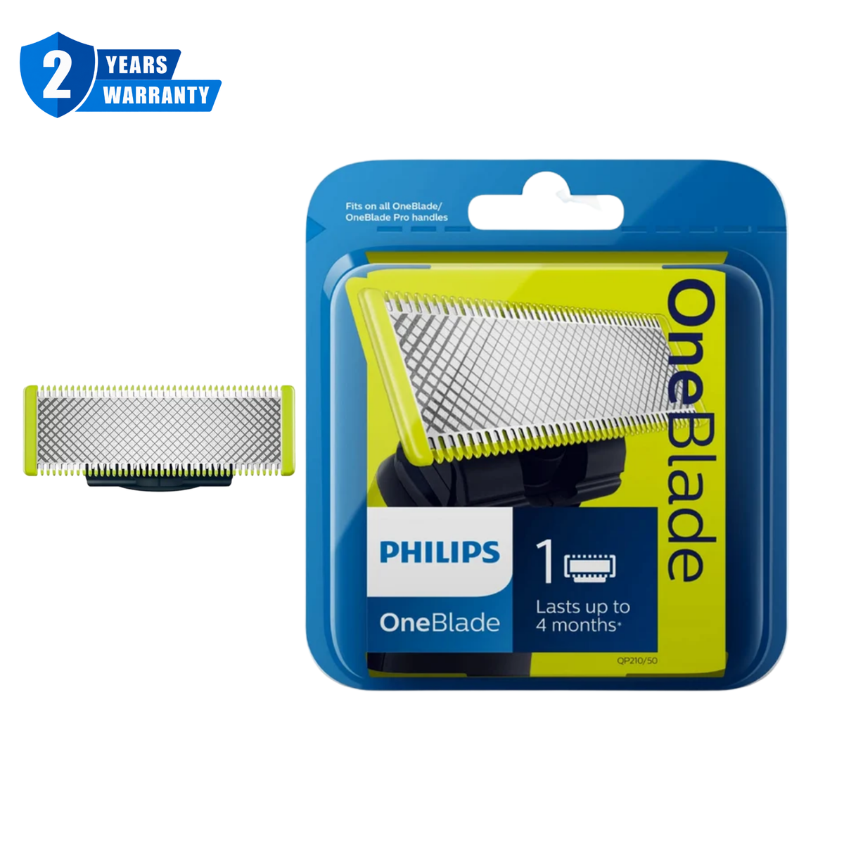 Philips Oneblade Hybrid Blister Blade 1 Pack QP210 50