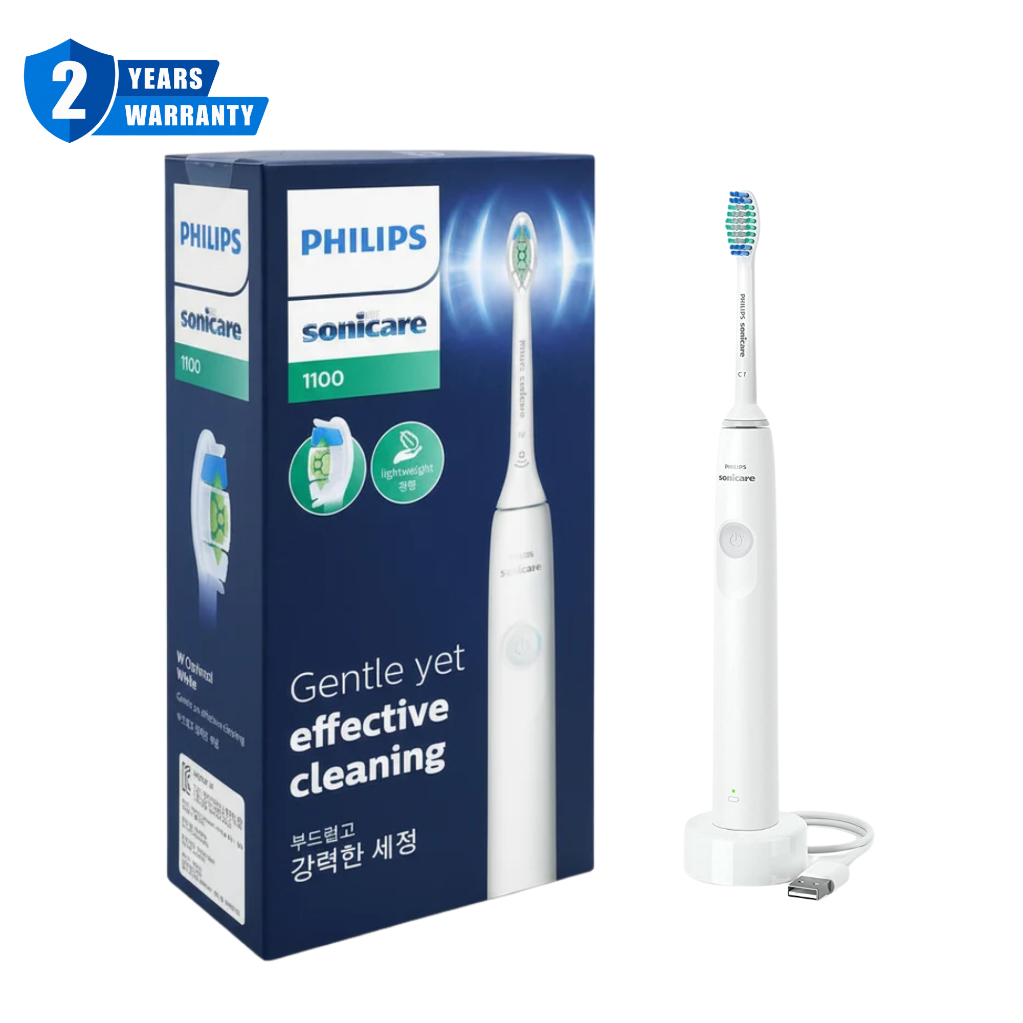 Philips Sonic Electric Toothbrush 1100 Series White HX3641 41