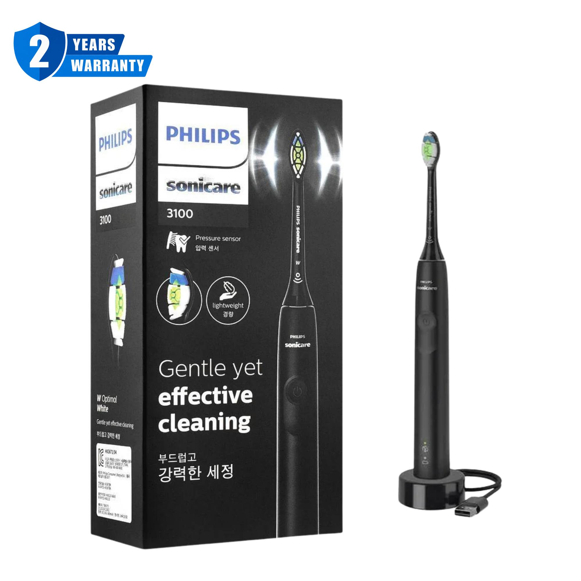 Philips Sonic Electric Toothbrush 3100 Series Black HX3671 54