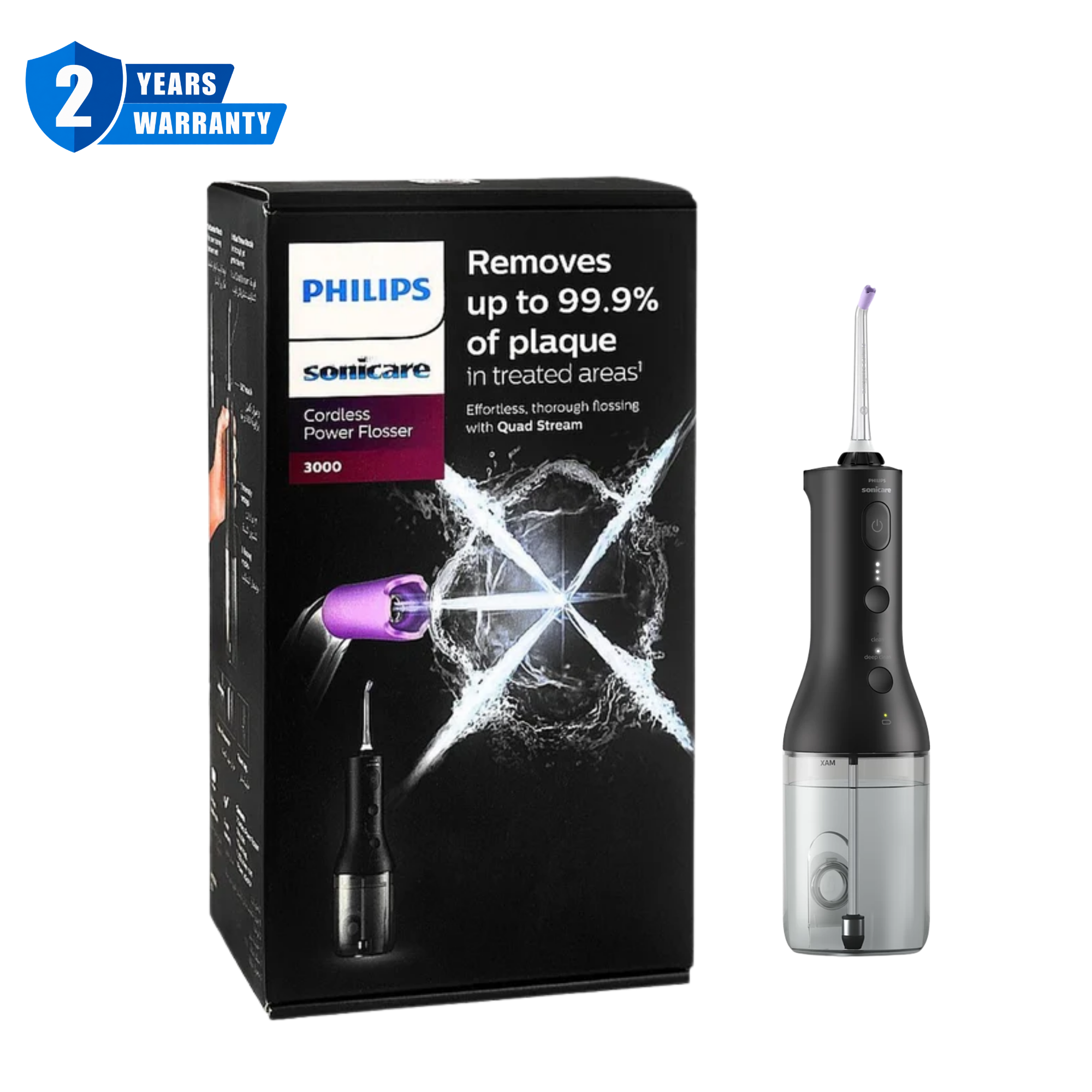 Philips Sonicare 3000 Cordless Power Flosser HX3826/33
