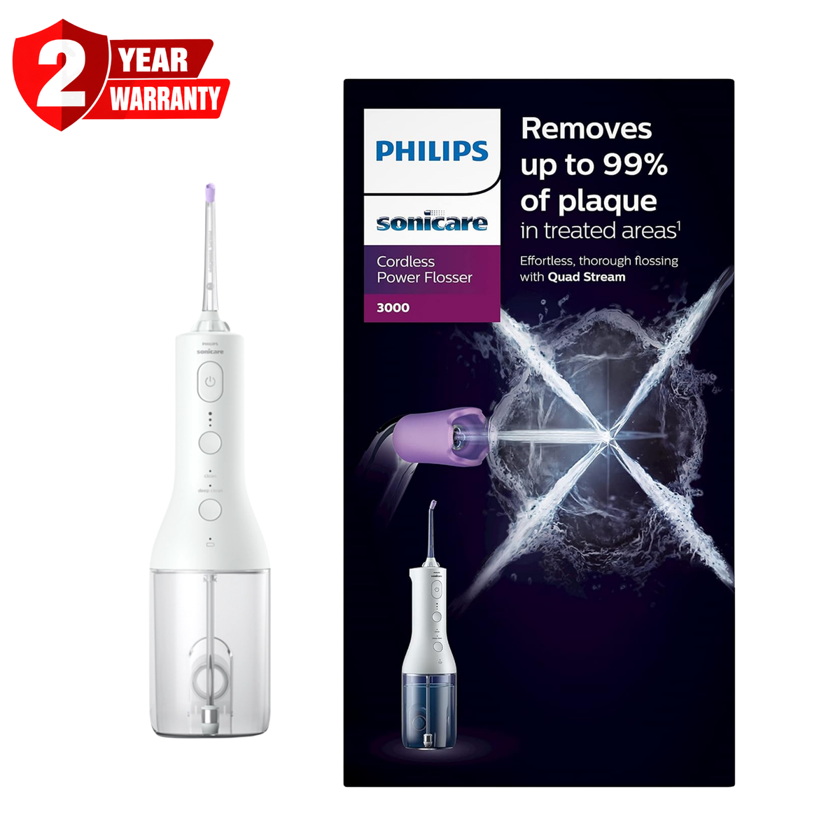 Philips Sonicare Cordless Power Flosser 3000 Oral Irrigator HX3806 31