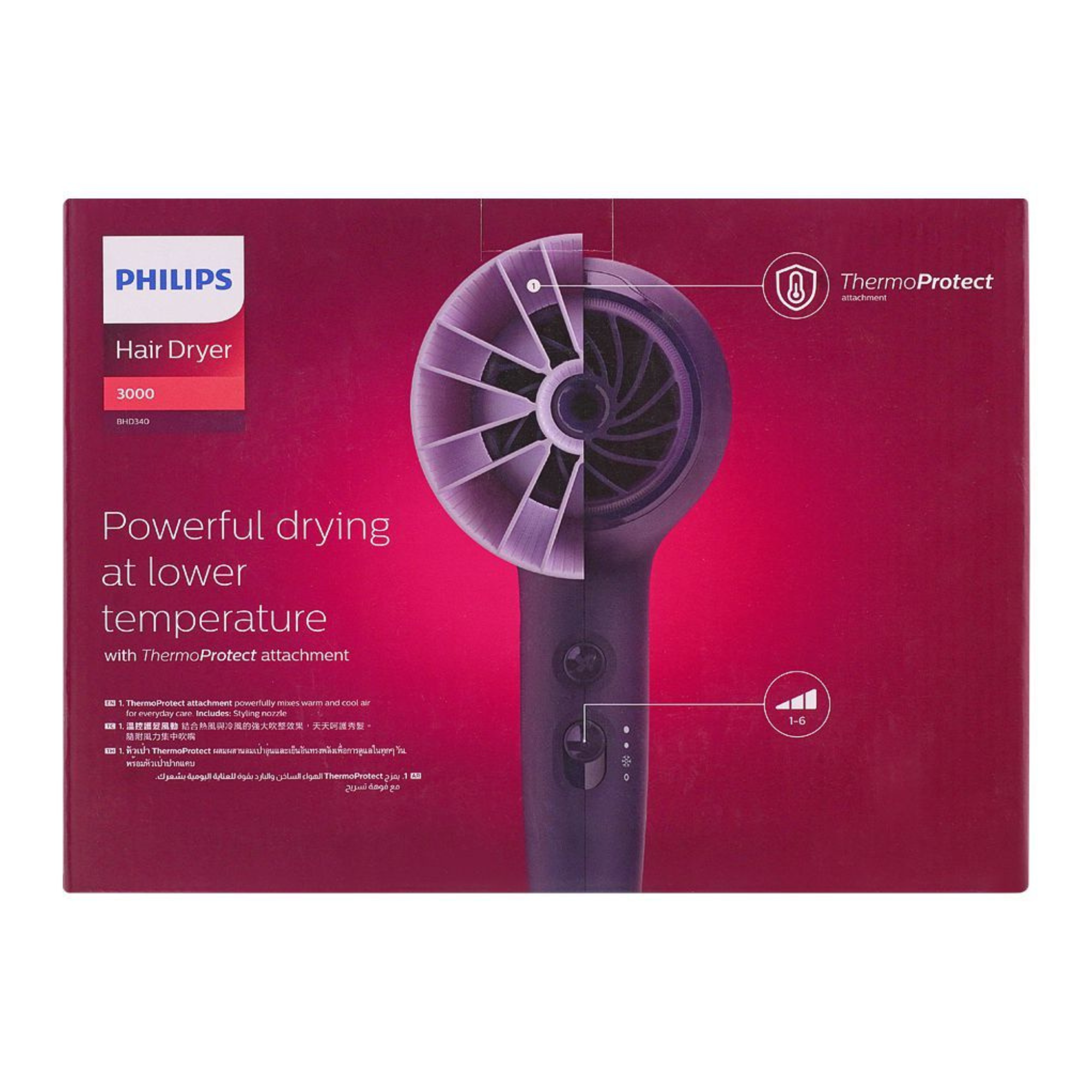 Philips 3000 Series Thermoprotect Hair Dryer BHD340/13 2100W