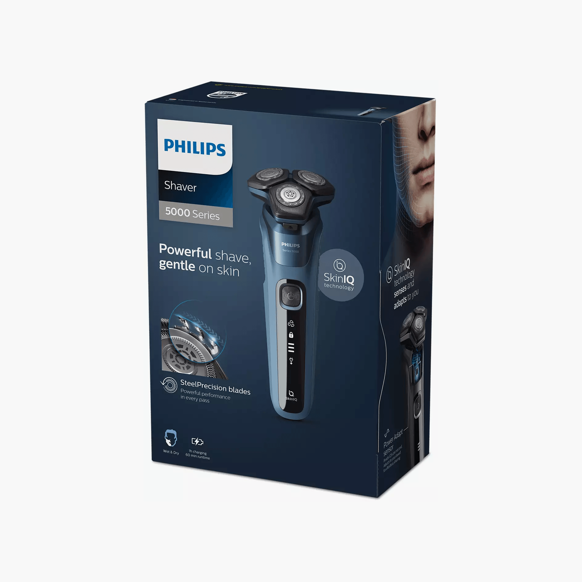 Philips Electric Shaver 5000 Series Wet and Dry S5582 20 1 Piece - TheSkinFit
