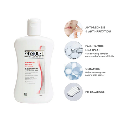 Physiogel Calming Relief A.I. Lotion For Dry Irritated And Reactive Skin 200ml