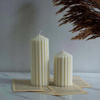 Candle Wick Store Pierre Pillar Candle Regular
