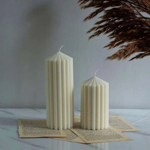 Candle Wick Store Pierre Pillar Candle Regular