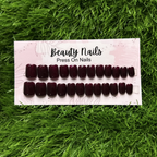 Beauty Nails Square Press On-Nails 24 Pieces in Pakistan