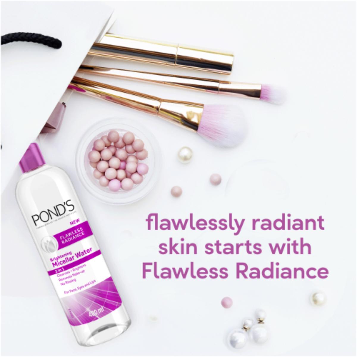 Ponds Flawless Radiance 3-in-1 Brightening Micellar Water