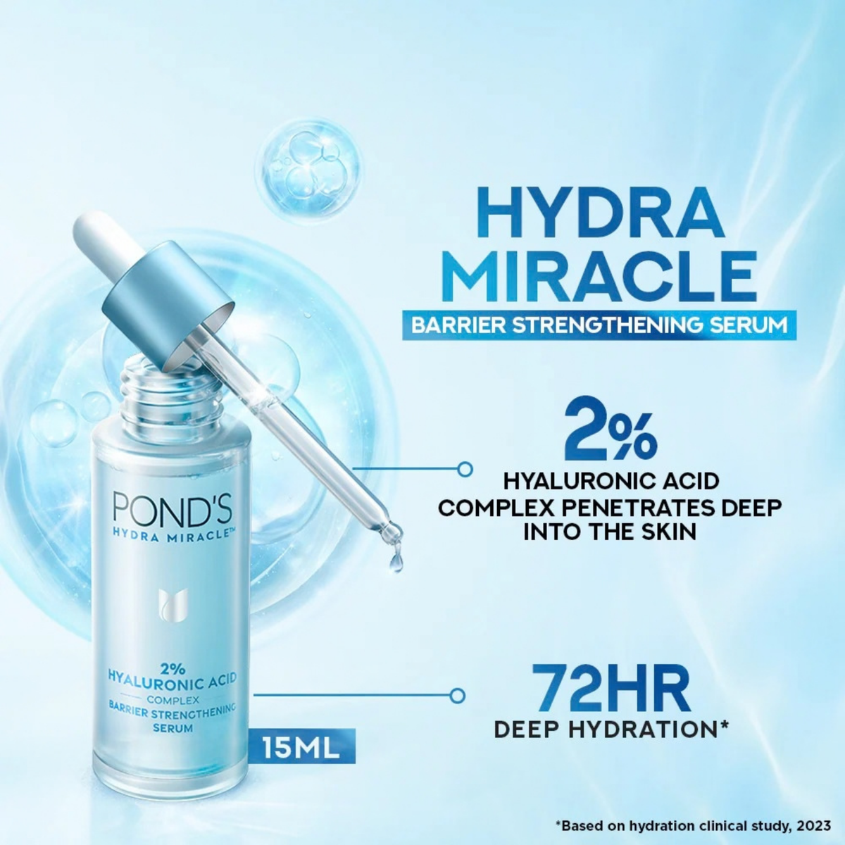 Ponds Hydra Miracle 2% Hyaluronic Acid Serum