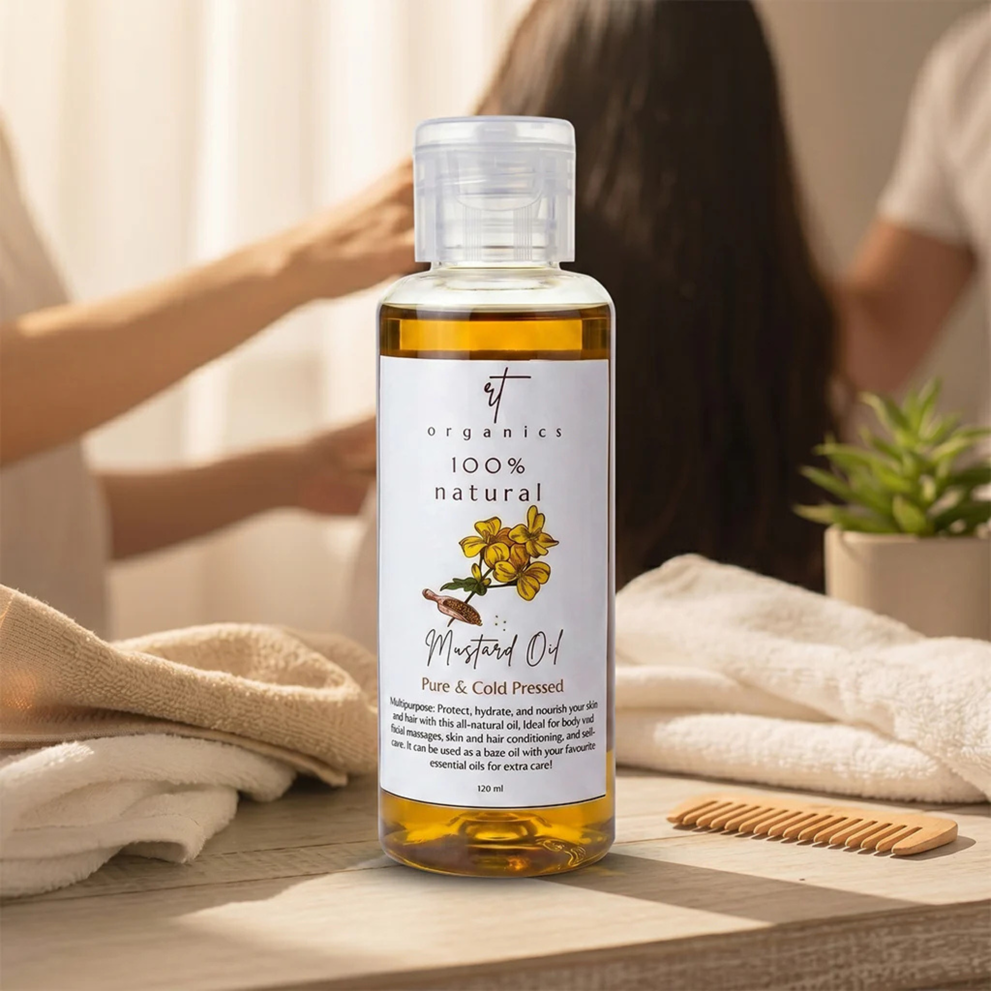 RT Organics Cold Pressed Mustard Oil