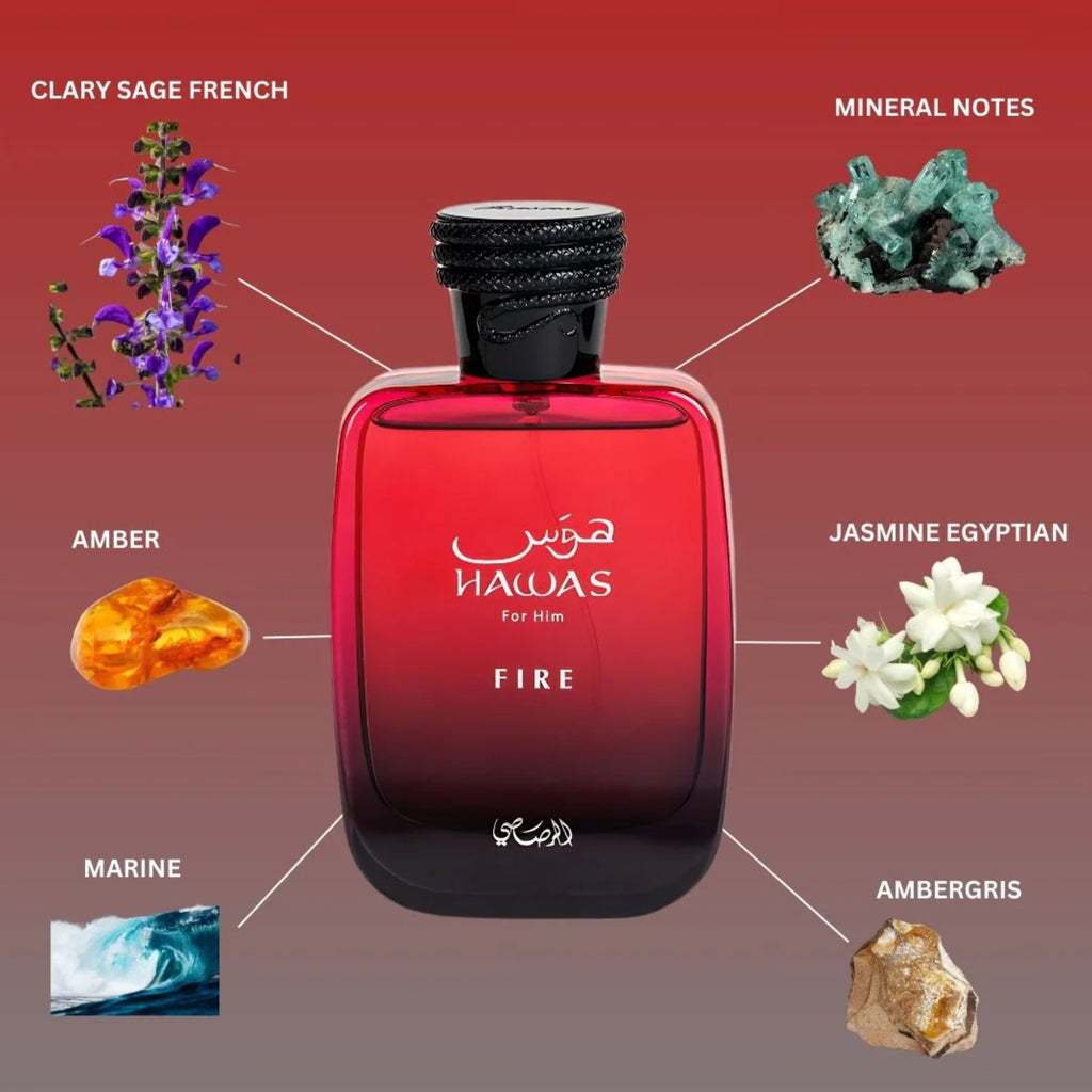 Rasasi Hawas For Him Fire Eau De Parfum 100ml