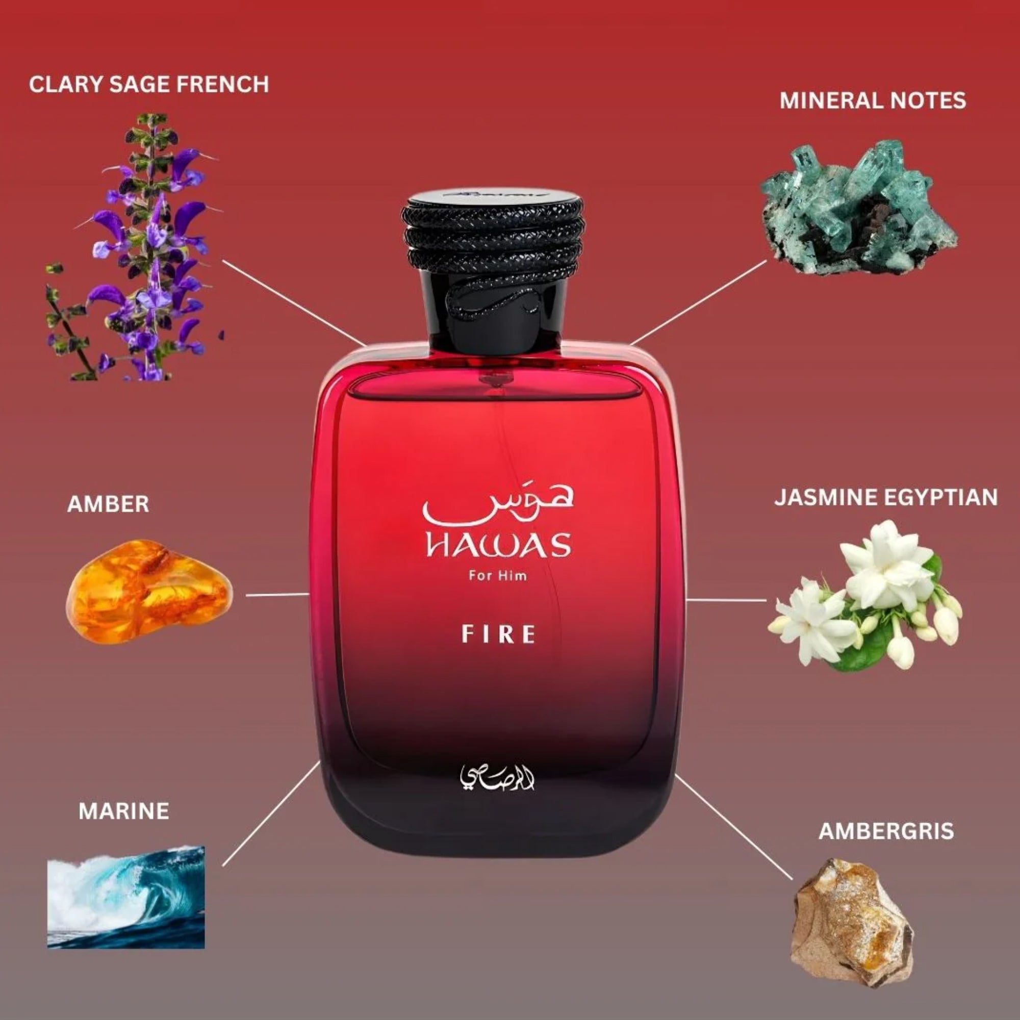Rasasi Hawas For Him Fire Eau De Parfum 100ml