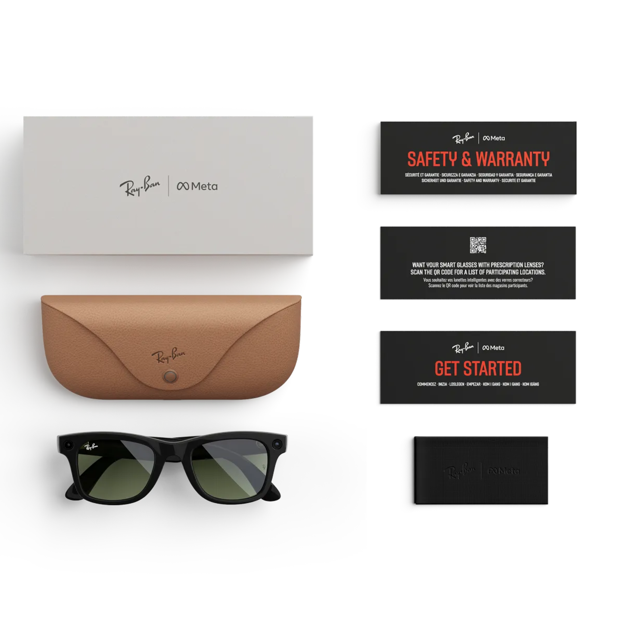 Ray-Ban Meta Wayfarer Gen 2 Shiny Black Glasses