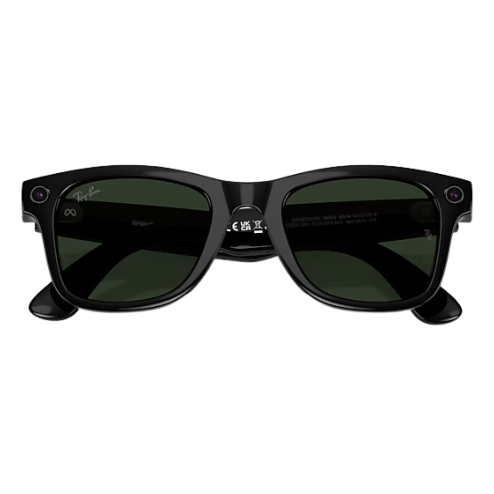 Ray-Ban Meta Wayfarer Gen 2 Shiny Black Glasses