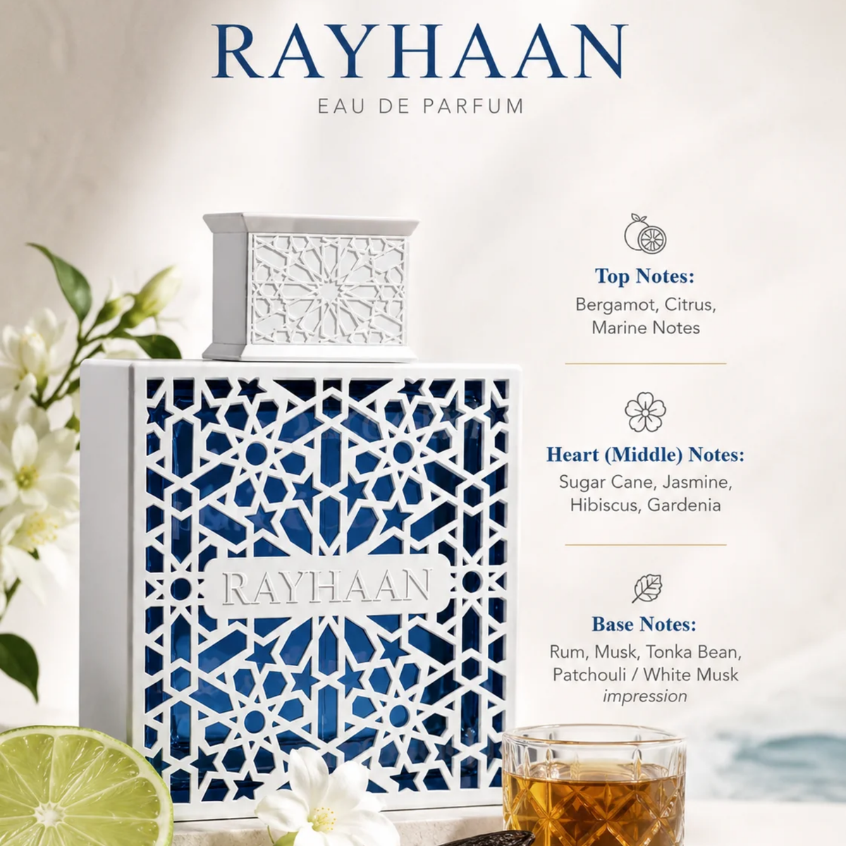 Rayhaan Azul Eau De Parfum For Men