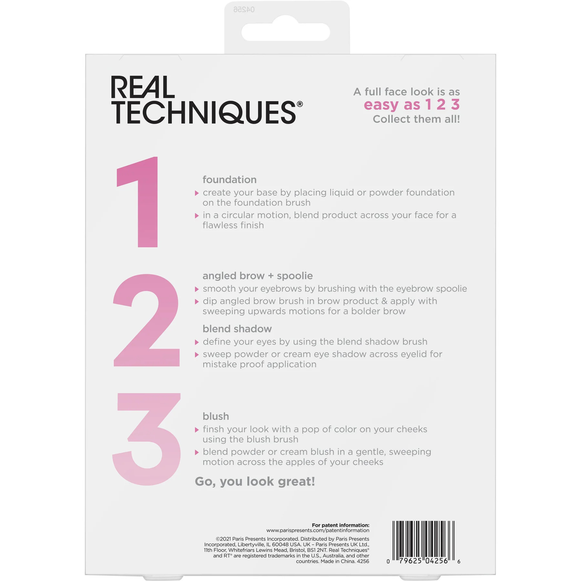 Real Techniques Easy As 123 Basics Makeup Brush Kit