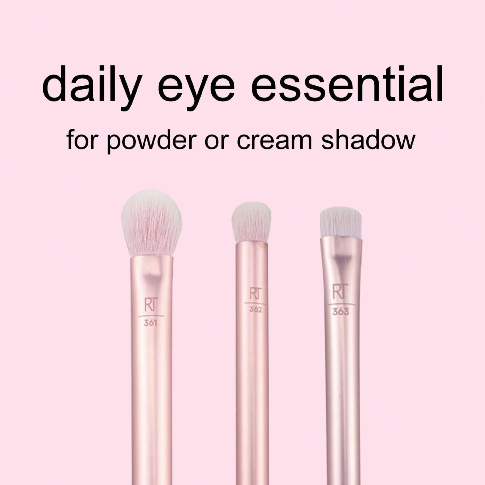 Real Techniques Everyday Eye Essentials Brush Set