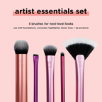 Real Techniques Artist Essentials Makeup Brush Set how to use