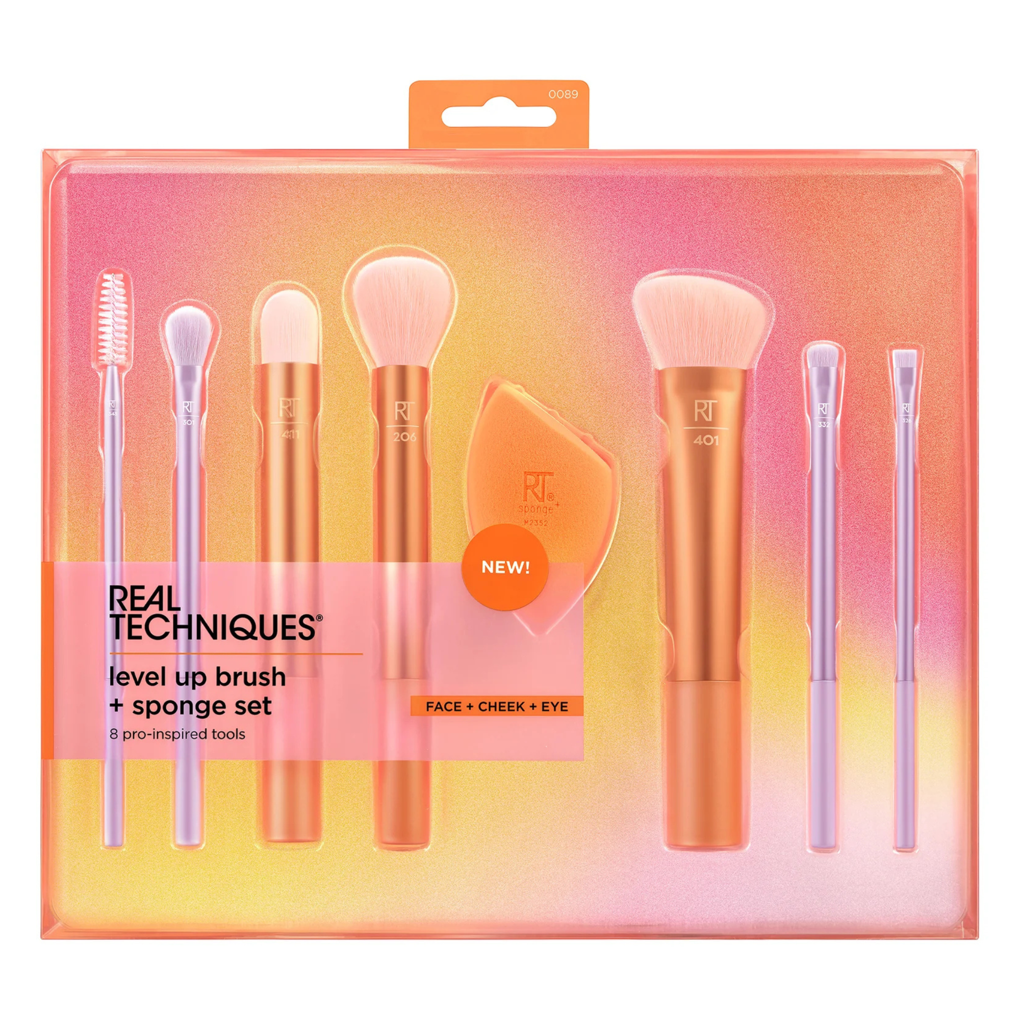 Real Techniques Level Up Brush + Sponge Set