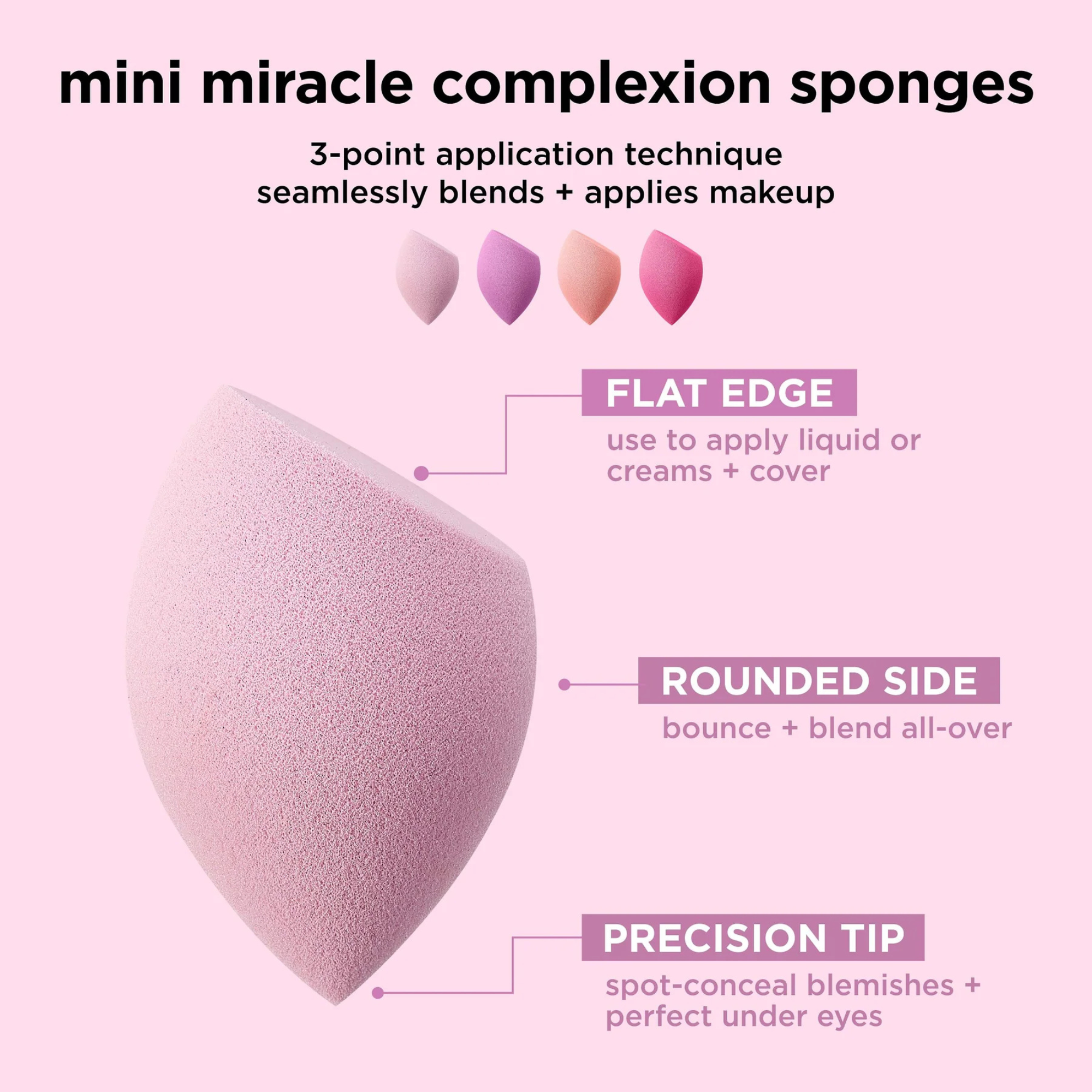 Real Techniques Mini Miracle Complexion Sponge Pack ingredients