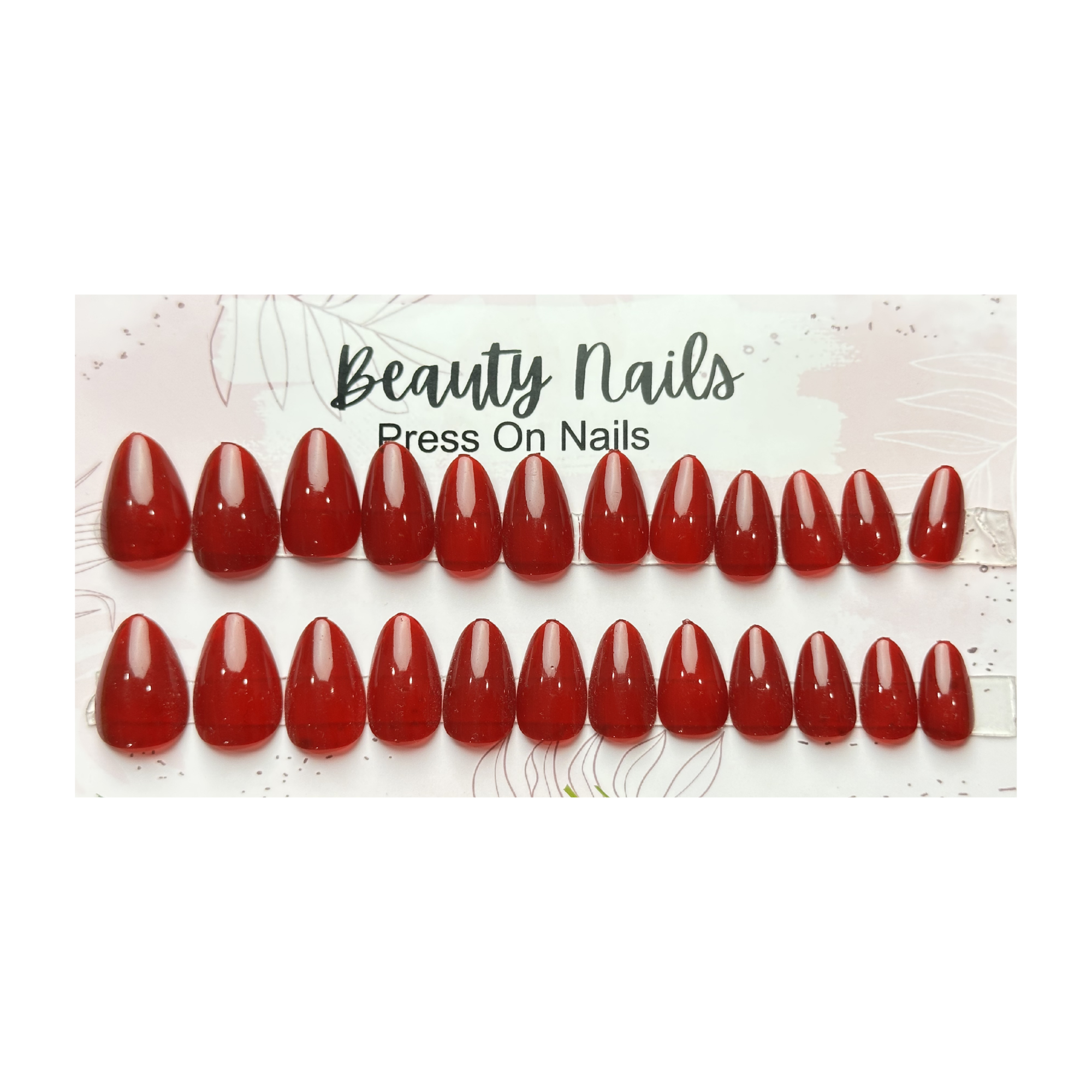 Beauty Nails Almond Press On-Nails 24 Pieces