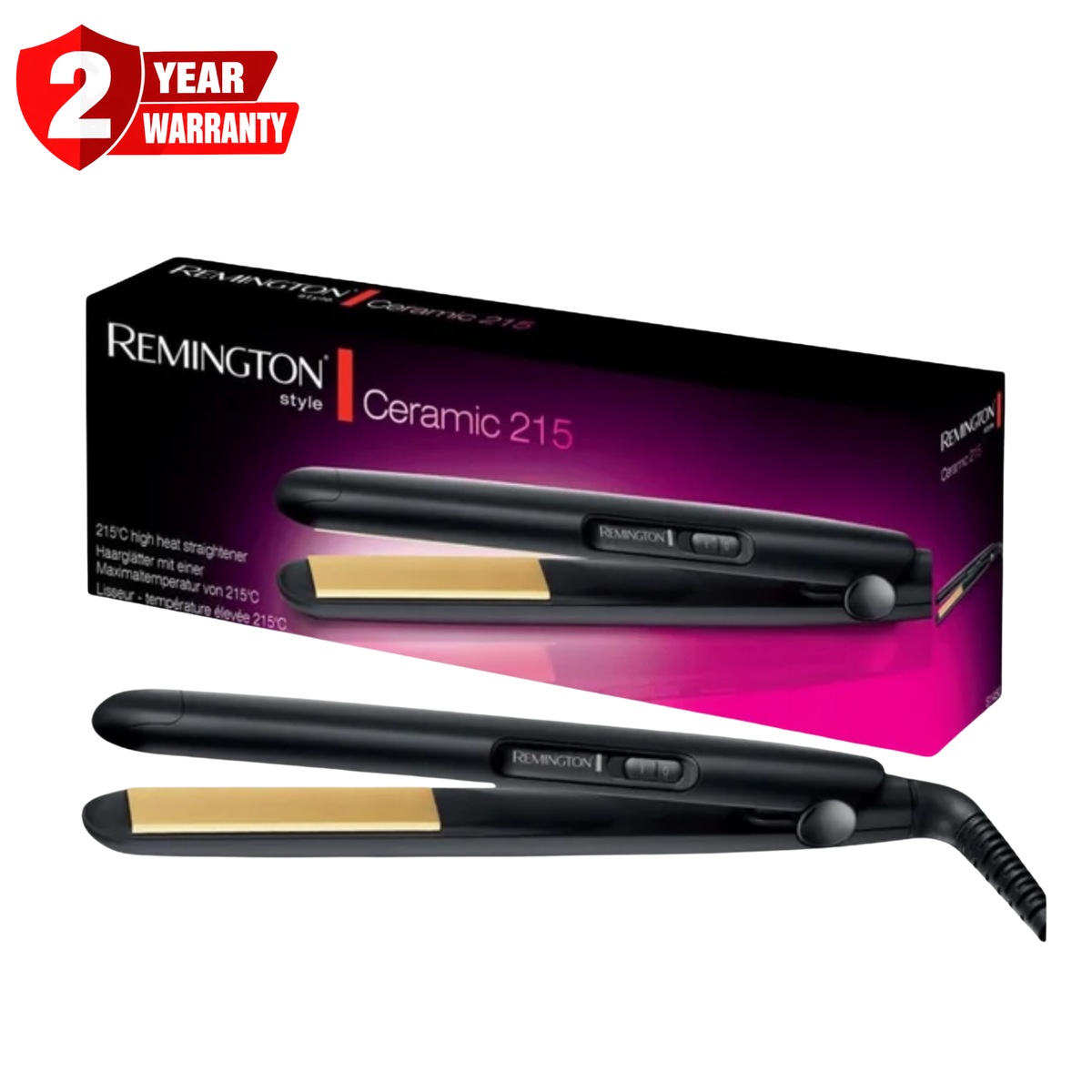 Remington Ceramic 215C Hair Straightener S1450