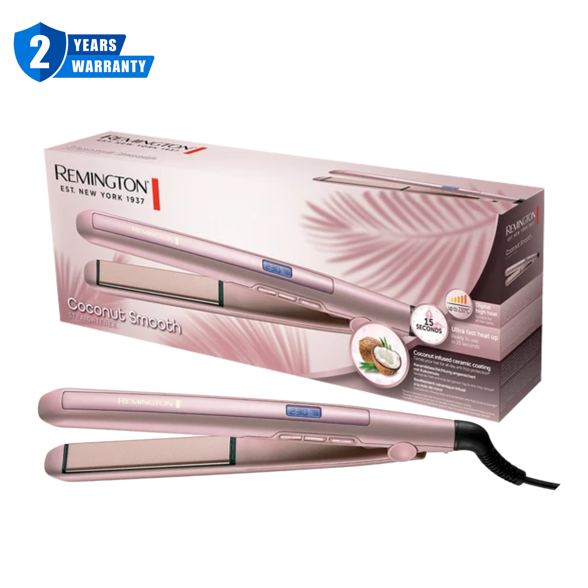 Remington Coconut Smooth Hair Straightener S5901