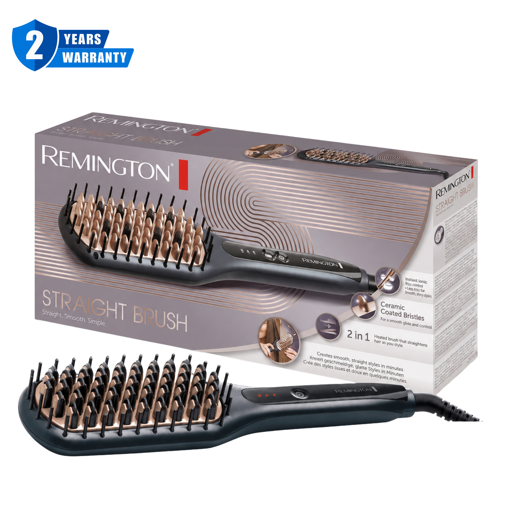 Remington Hair Straight Brush CB7400 E51