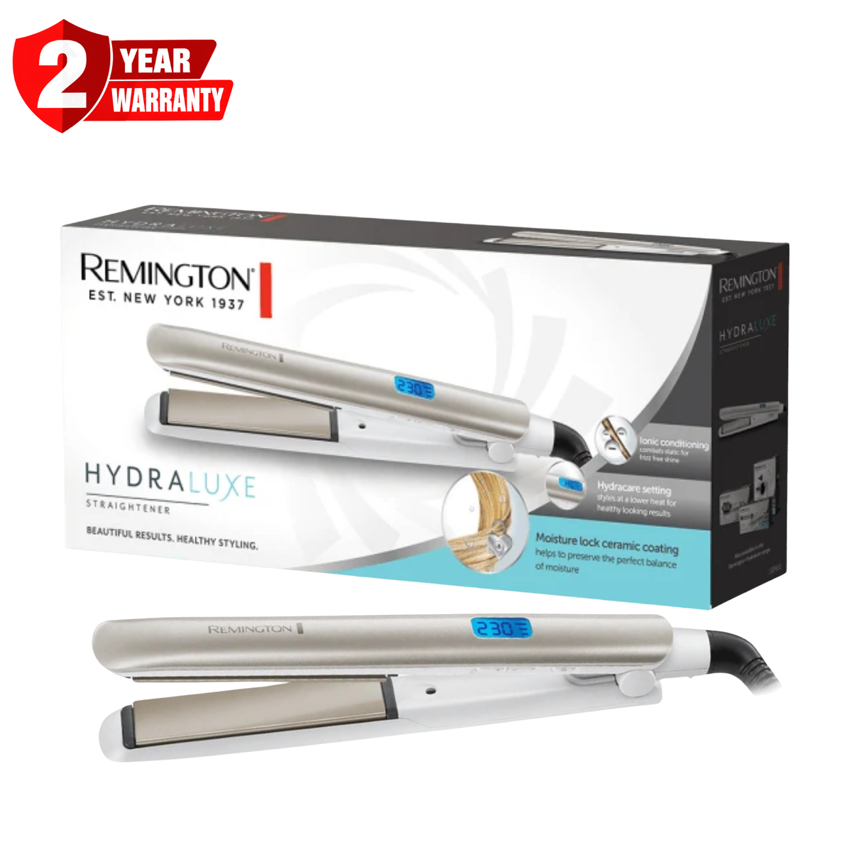 Remington Hydraluxe Hair Straightener S8901