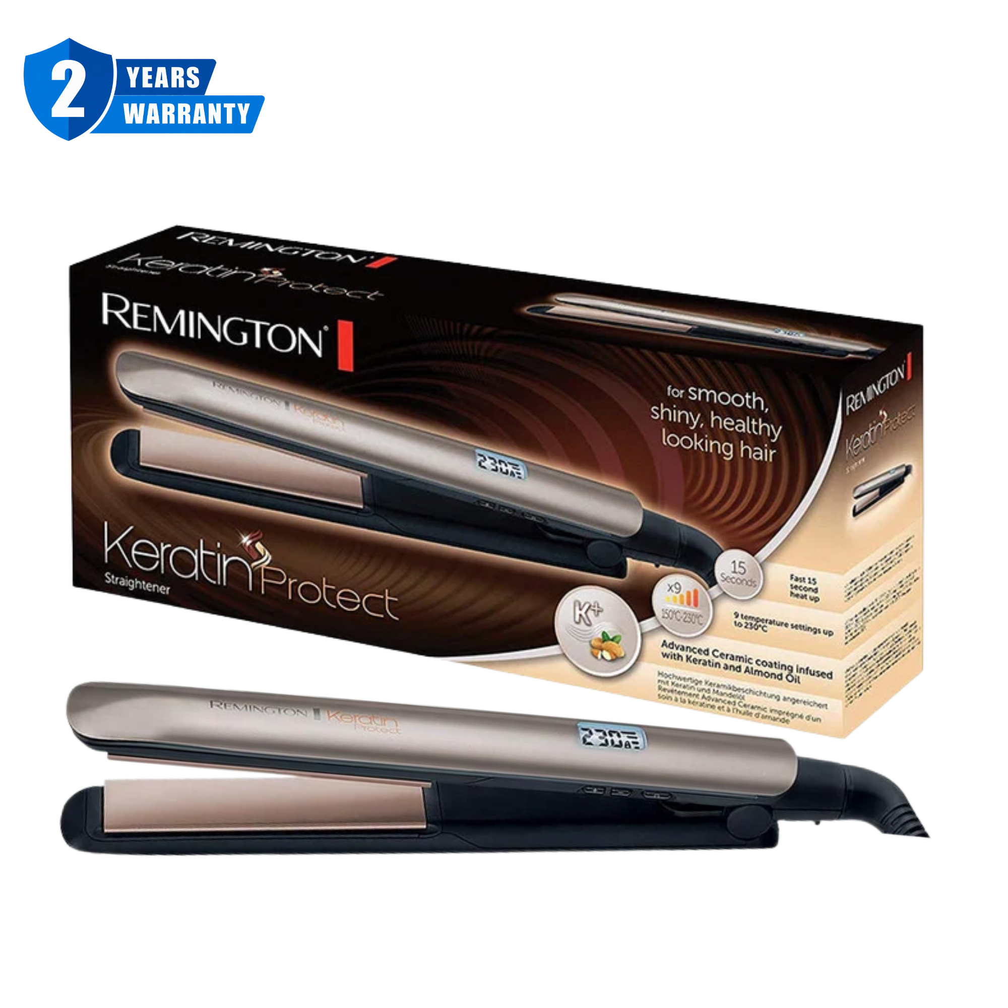Remington Keratin Protect Hair Straightener S8540
