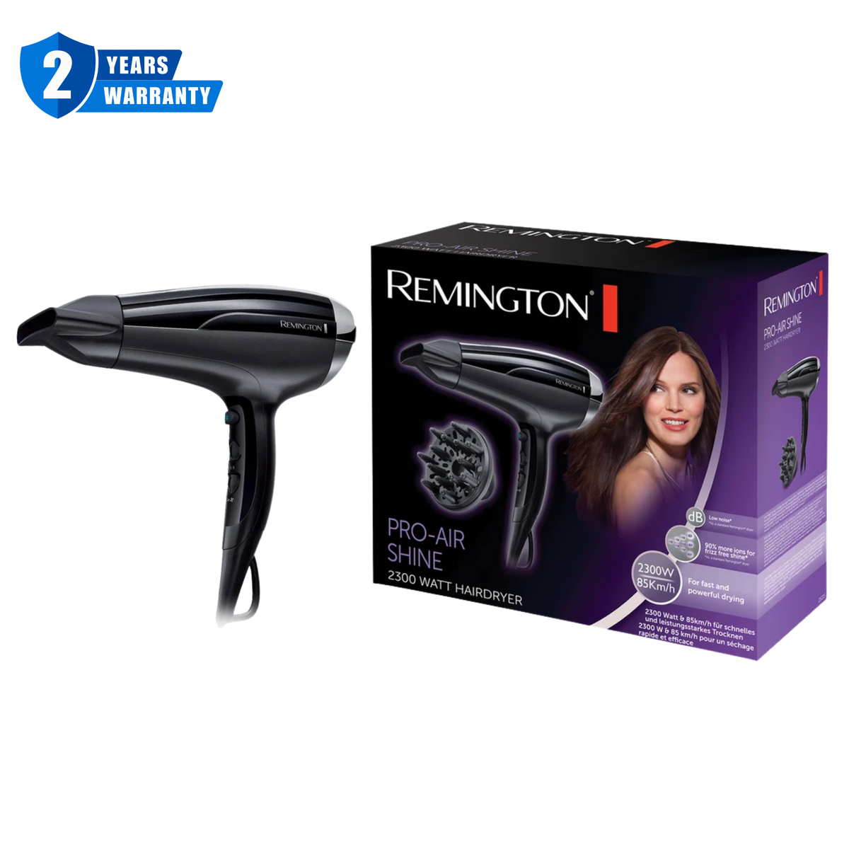 Remington Pro-Air Shine 2300 Watt Hair Dryer D5215