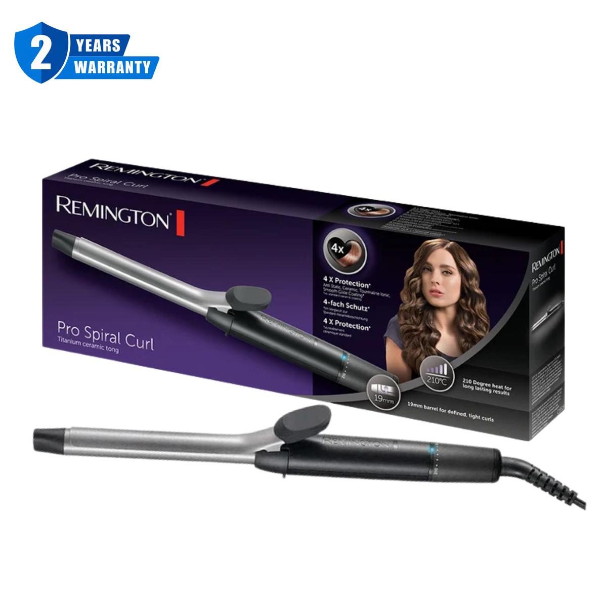 Remington Pro Spiral Curl Tong CI5519