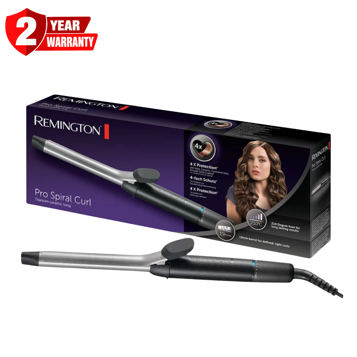 Remington Pro Spiral Curl Tong CI5519