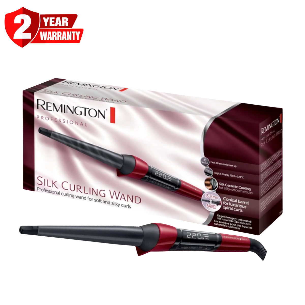 Remington Silk Curling Wand CI96