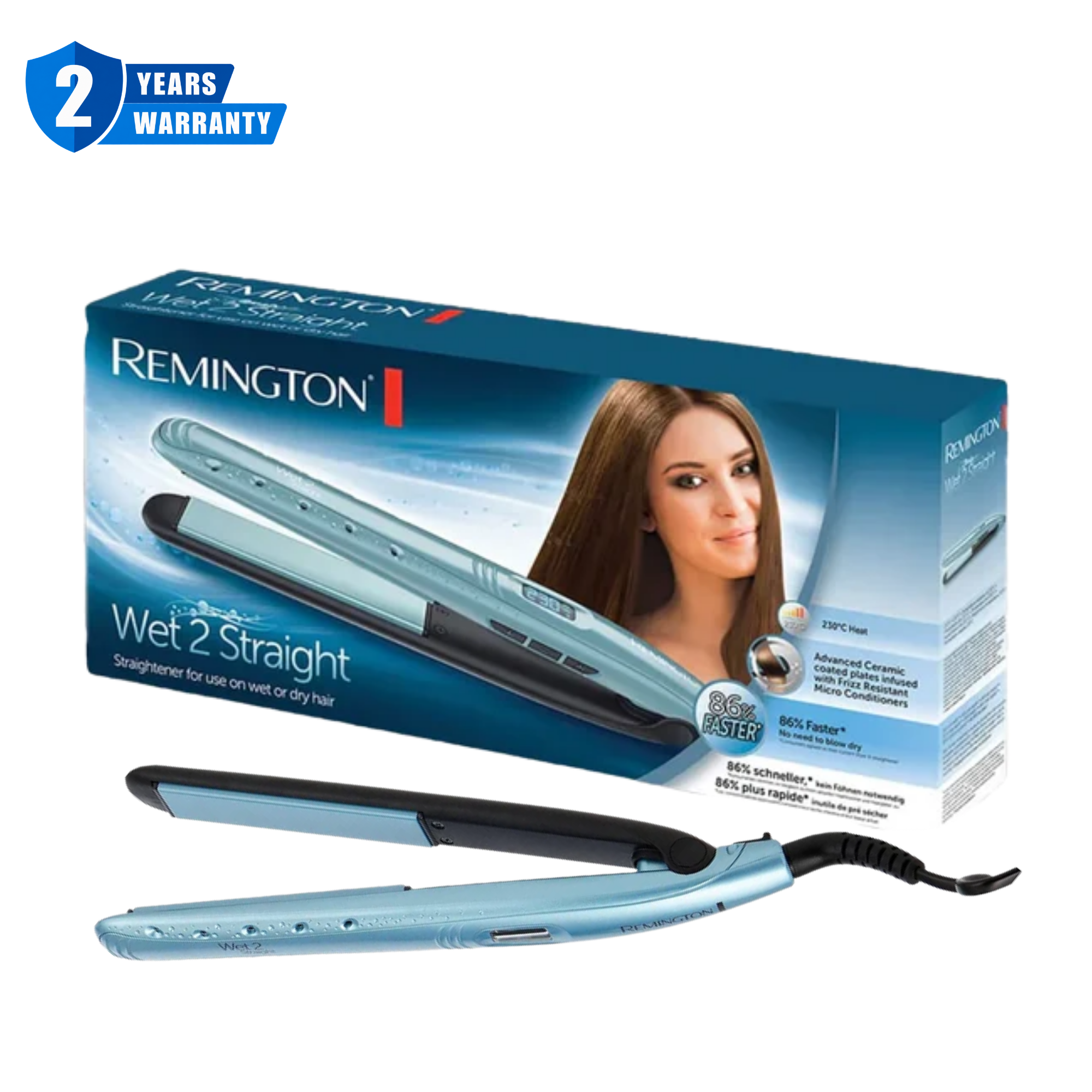 Remington Wet 2 Straight Ceramic Straightener S7300