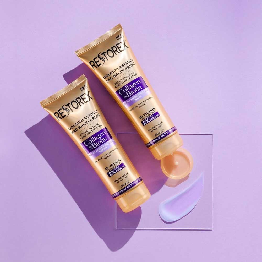 Restorex Collagen & Biotin Volumizing Hair Conditioner For All Hair Types 250ml