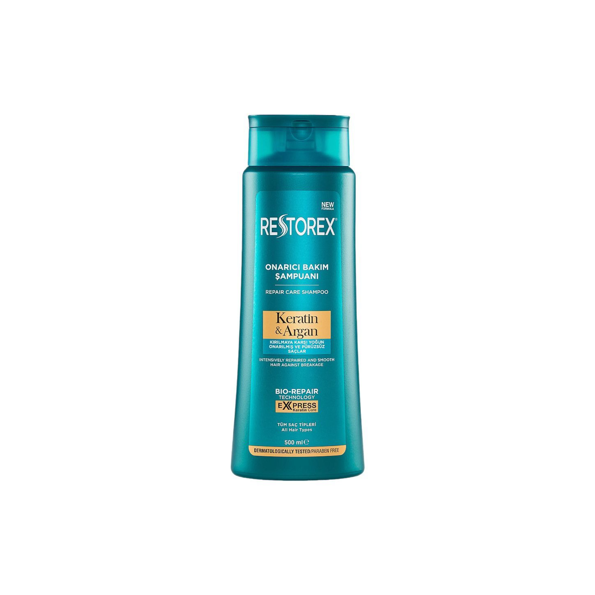 Restorex Keratin & Argan Repair Care Shampoo For All Hair Types 500ml